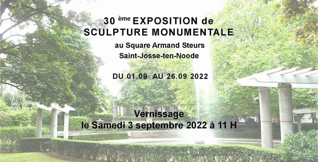Vernissage de la 30ième Exposition de Sculpture Monumentale au Square Armand Steurs (photos)